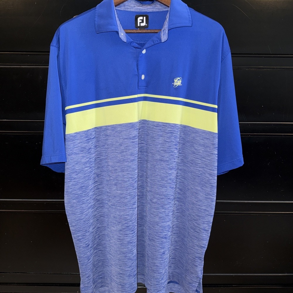 Footjoy FJ Polo Shirt Size XL Mens Performance Golf Short‎ Sleeve Casual Stretch